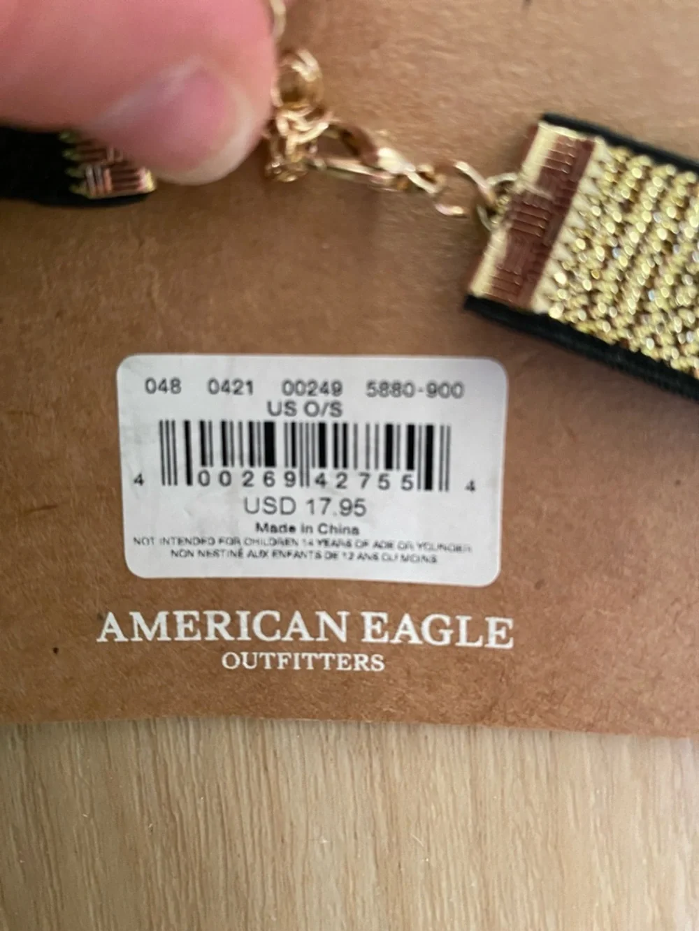 American Eagle Outfitters Polka Dot Animal Ear Clips w Gold Choker Halloween